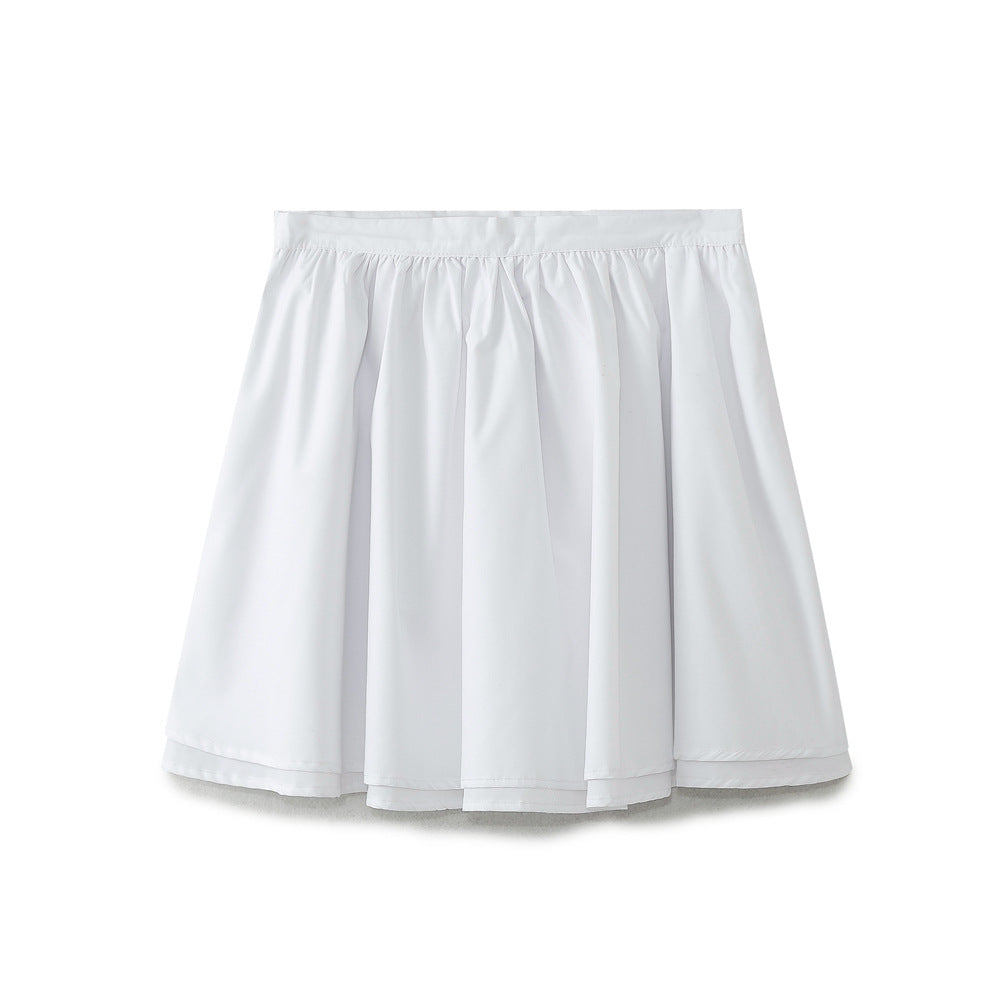 Dame Højt Skårede Plisseret Mini Skirt Stilla
