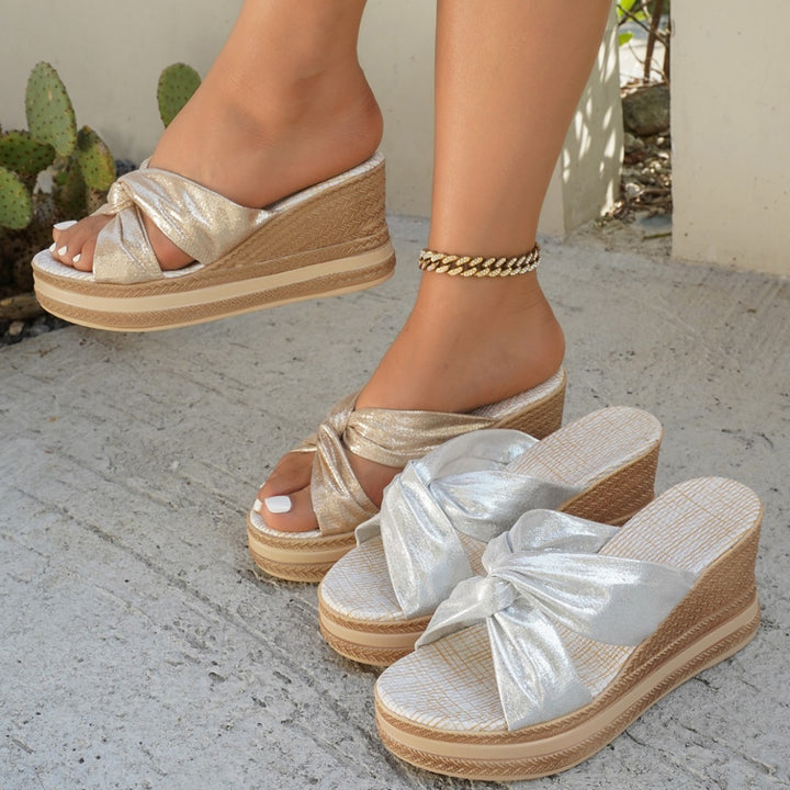 Dame Wedge-sandaler med elegant design og komfortabel fodseng Stilla