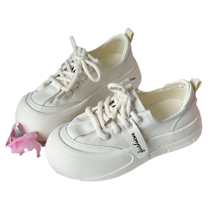 Dame Sneakers i sporty-moderne design med elastiske snørebånd og støddæmpende sål Stilla