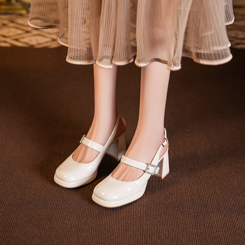 Femme Elegante Slingback Hælhøjskåne Stilla