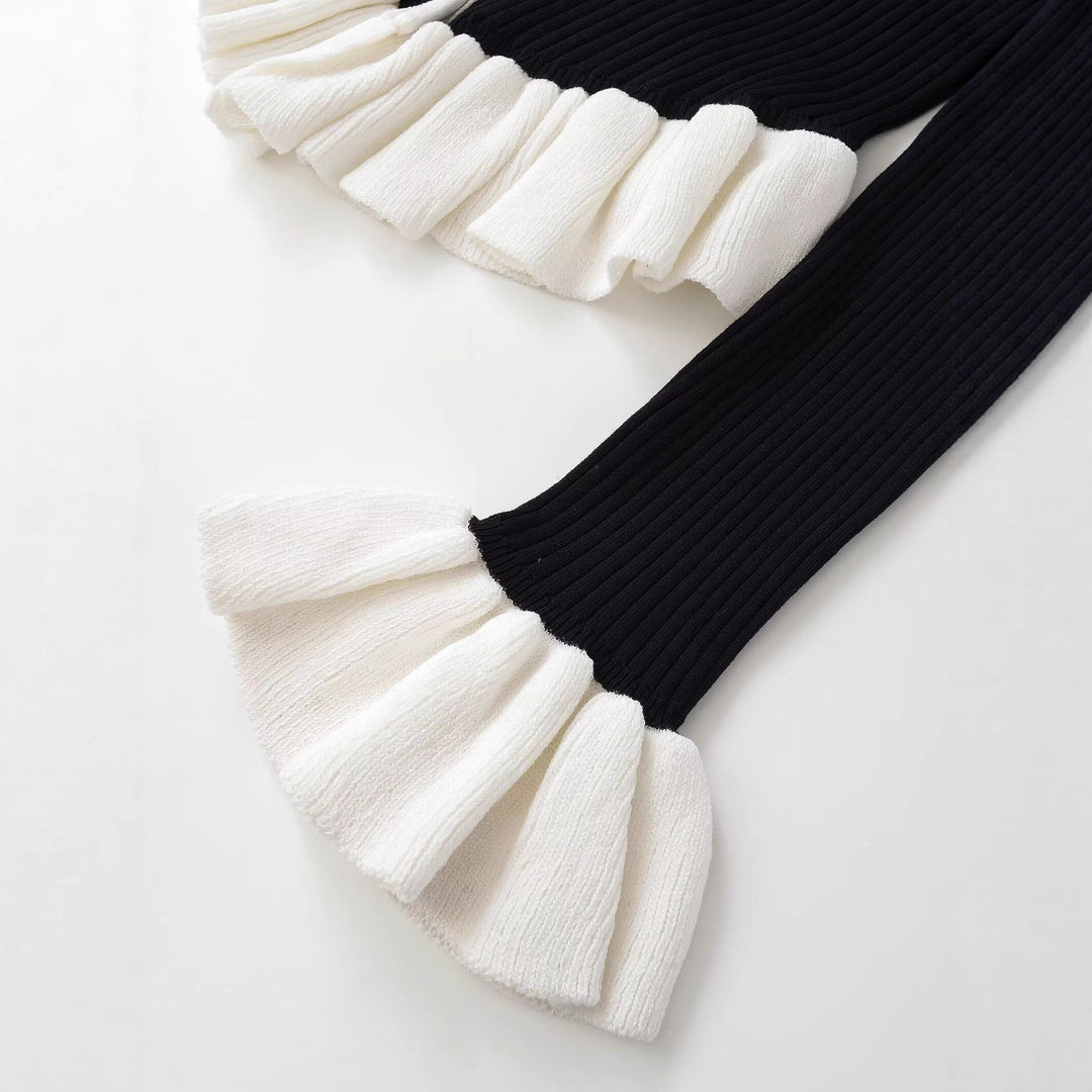 Dame elegant top med rynkedetaljer Stilla