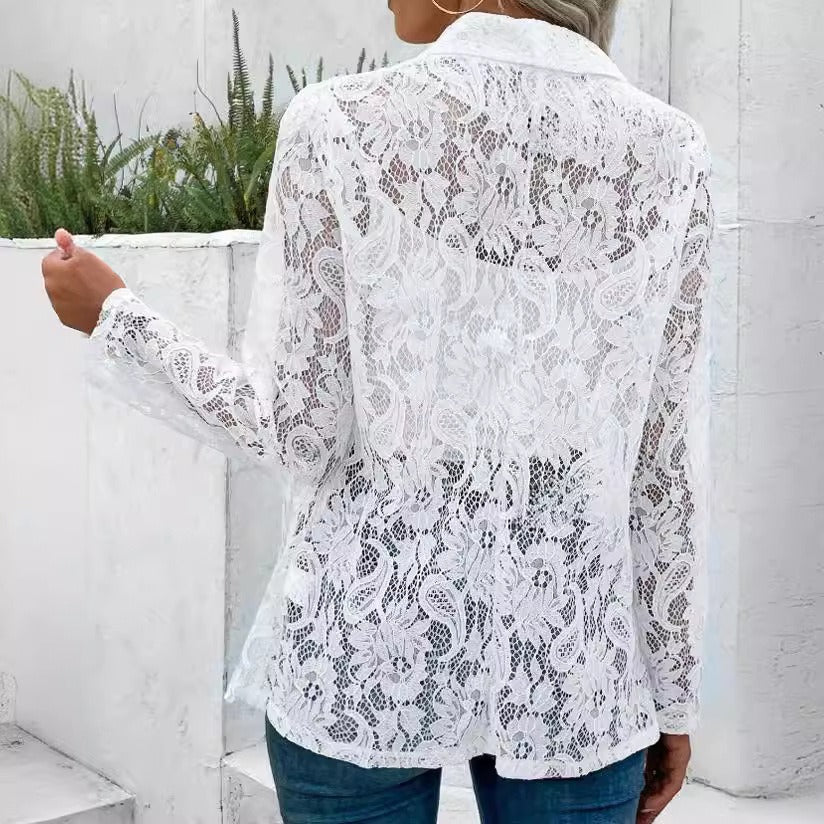 Dame spidse blazer Stilla
