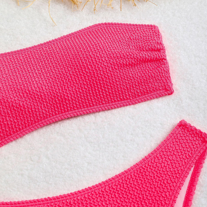 Dame Hæklet Bandeau Bikini Sæt Stilla