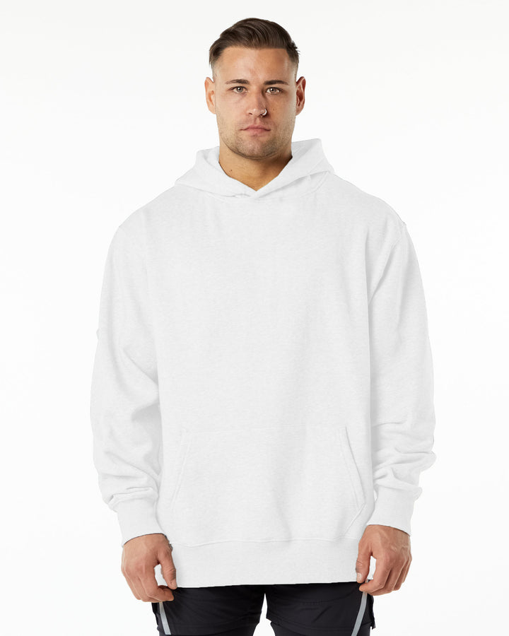 Herrer Oversized Hættepullover i blød bomuldsblanding med kengurutaske Stilla