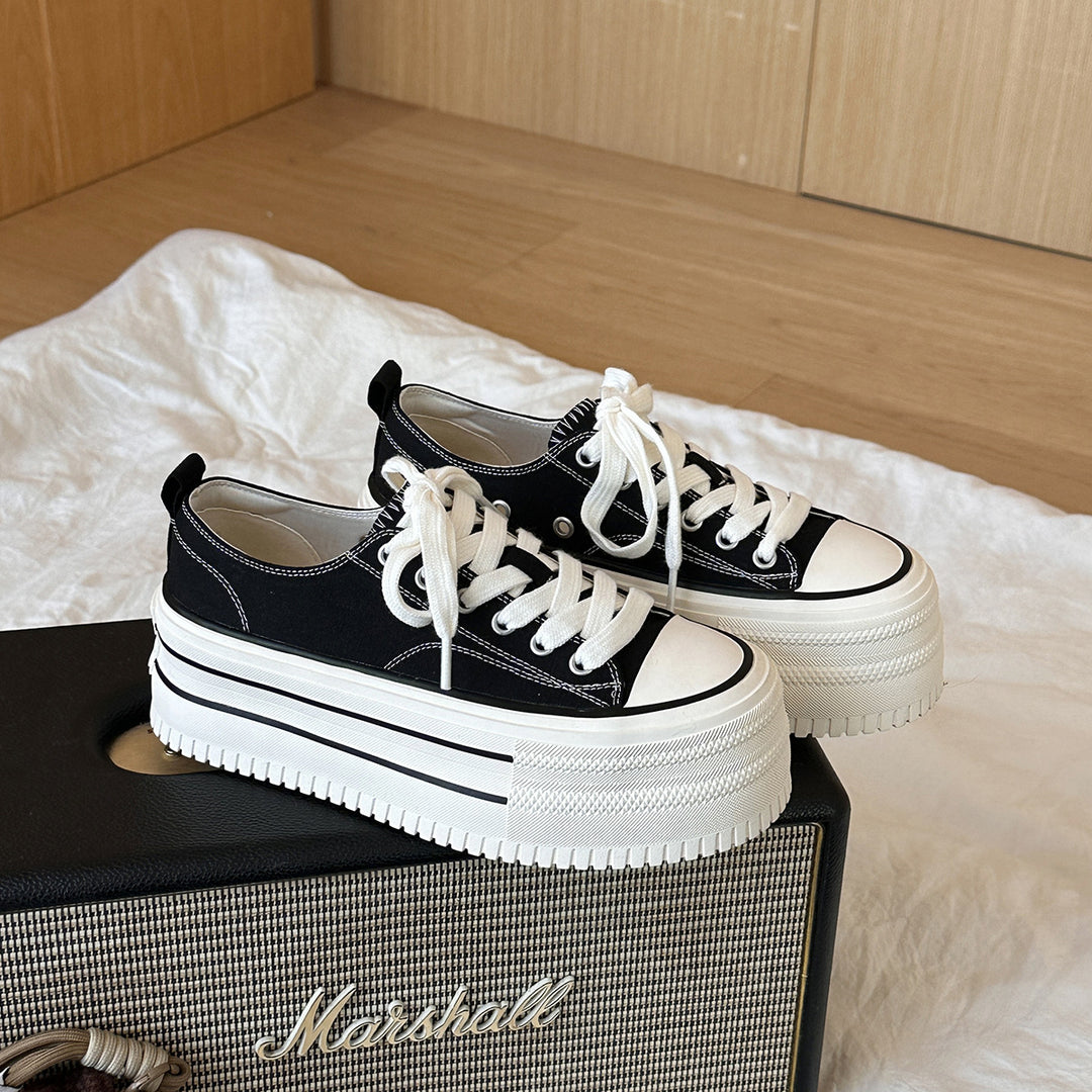 Femme Platform Fritid Sneakers Stilla