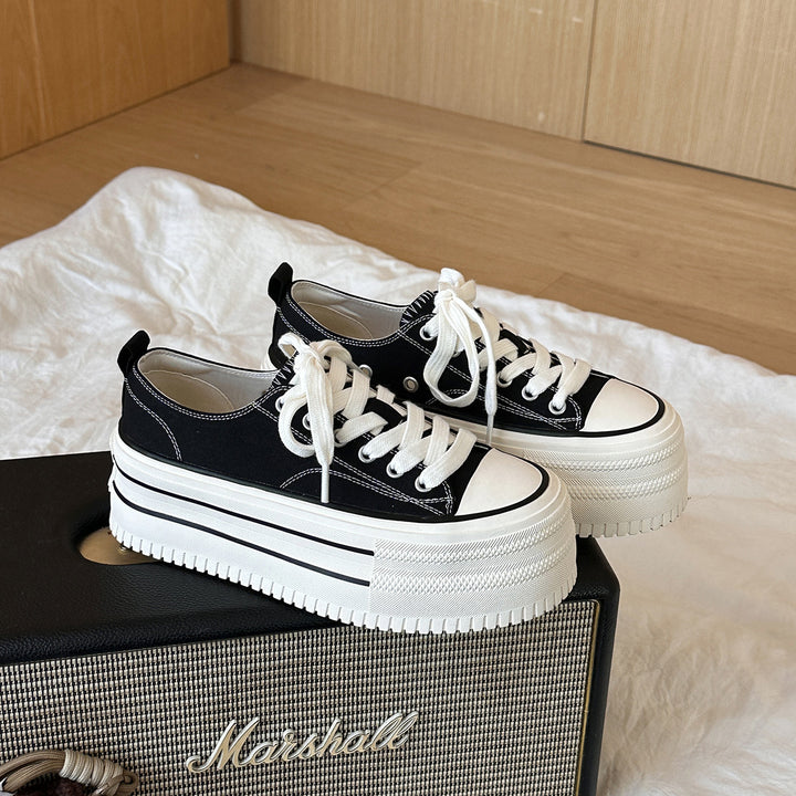 Femme Platform Fritid Sneakers Stilla