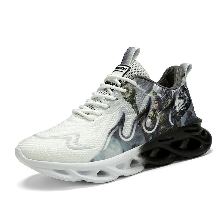 Herrer Grafik Performance Sneakers Stilla