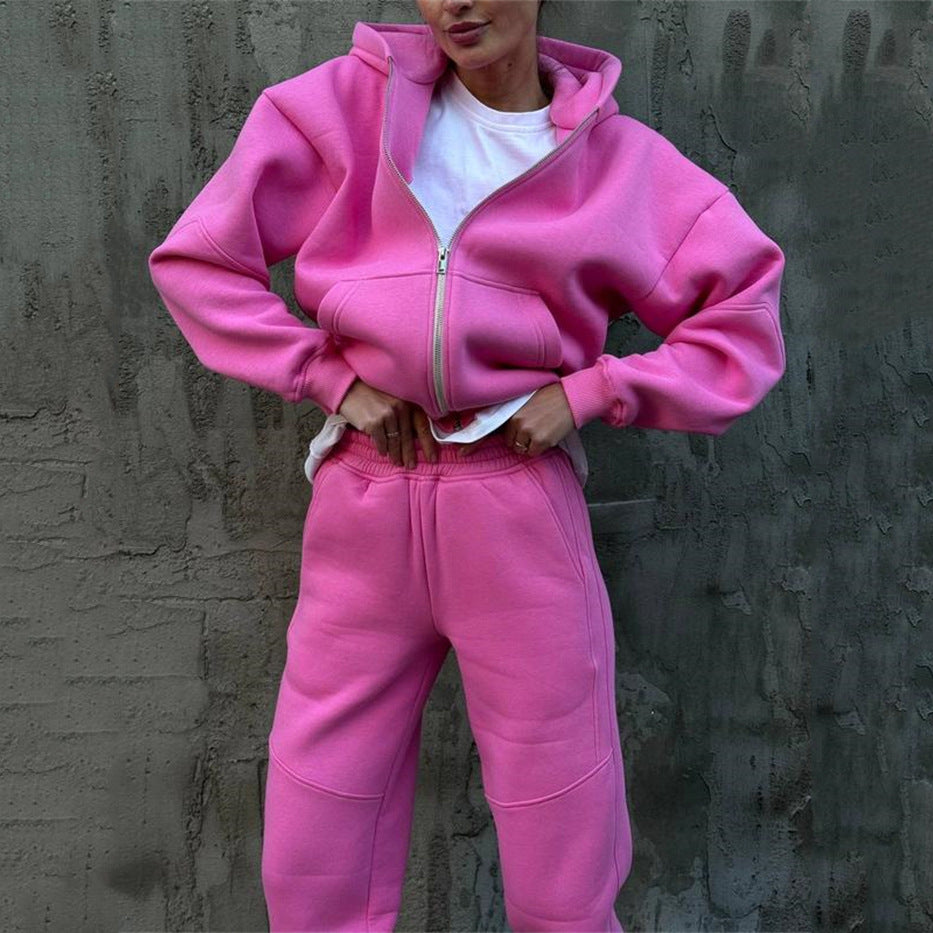 Dame Sportslig Fleece-Overalls Stilla