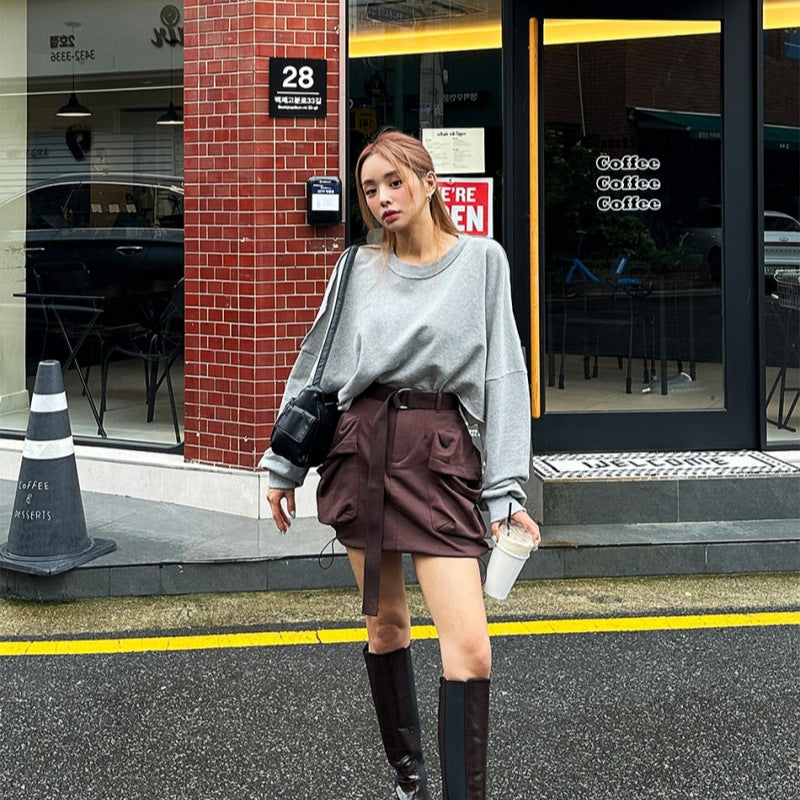 Kvinders afslappede oversized sweater med voluminøse ærmer Stilla