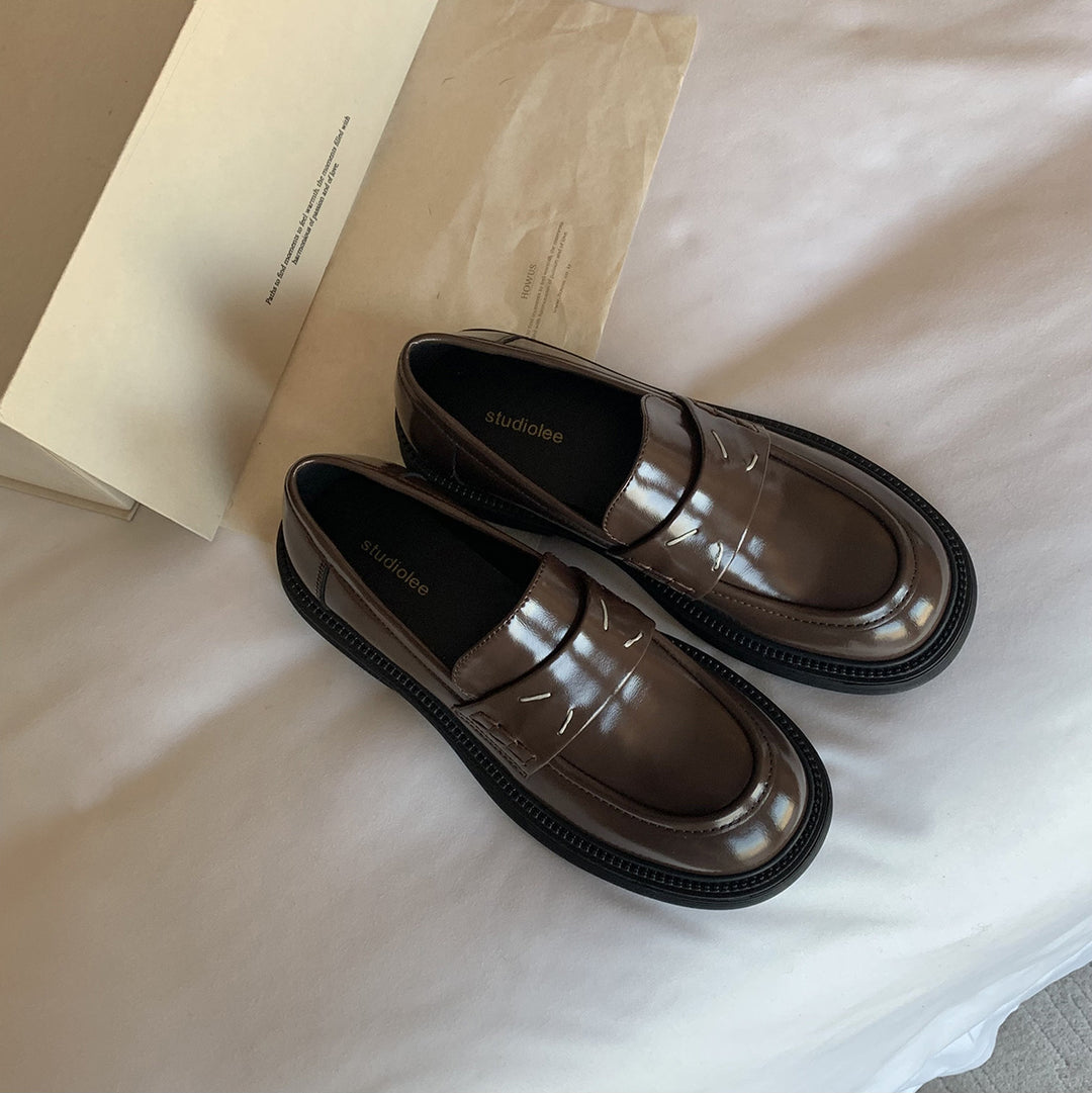 Herrers klassiske læder slippers Stilla