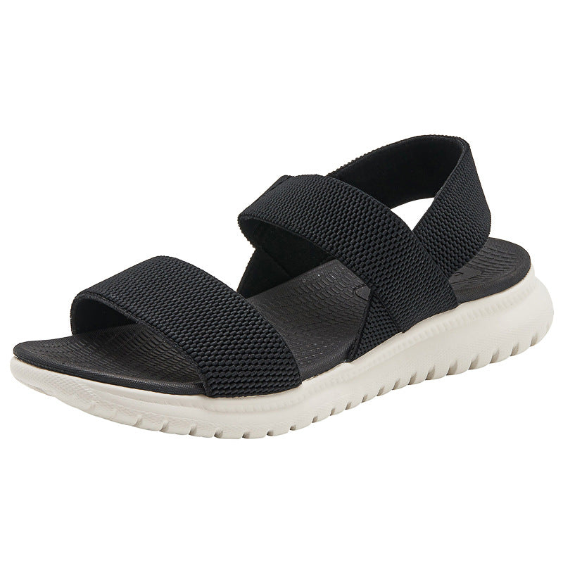 Dame Sportliche Trekking-sandaler med åndbare stretch-remme og skridsikker sål Stilla