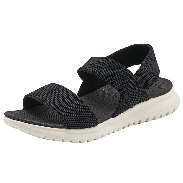 Dame Sportliche Trekking-sandaler med åndbare stretch-remme og skridsikker sål Stilla