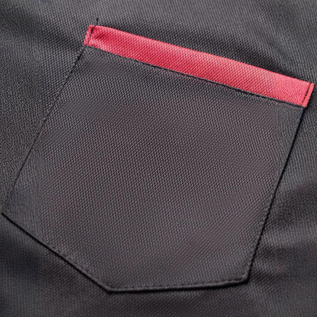 Herrer Langærmet Poloshirt med kontrasterende Krave- og Manchet detaljer Stilla