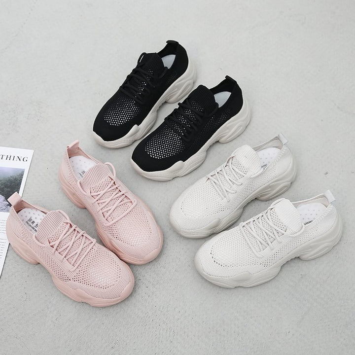 Dame åndbare Sneakers med elegant netstruktur og blød sål Stilla