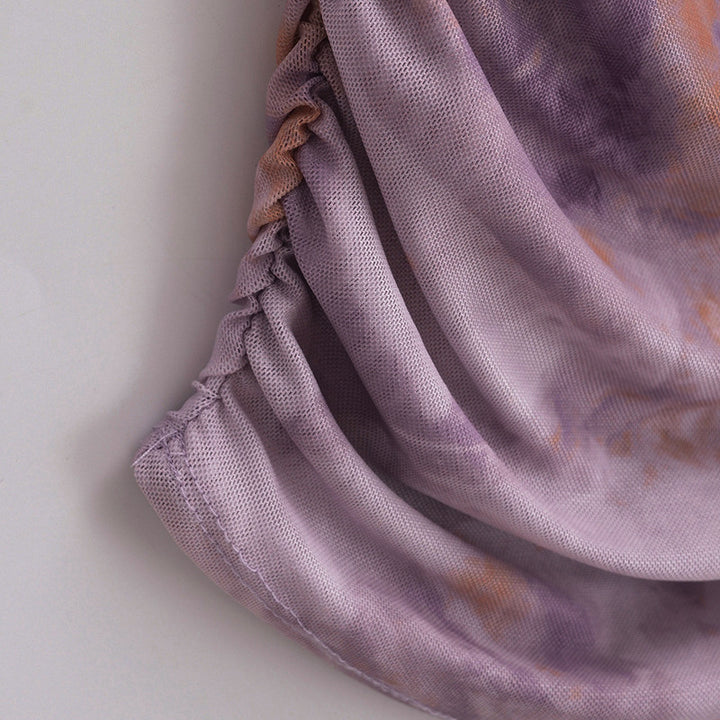 Kvindernes elegante langærmede top med samlet design Stilla