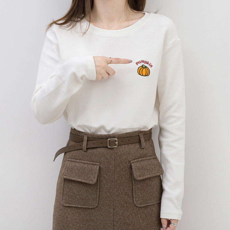 Femme Casual Grafik Langærmet Sweatshirt Stilla