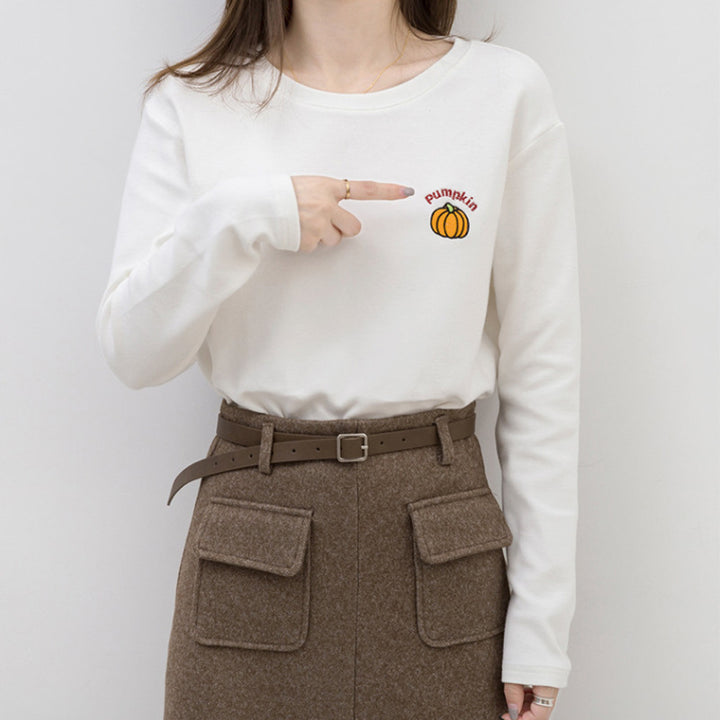 Femme Casual Grafik Langærmet Sweatshirt Stilla