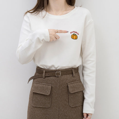 Femme Casual Grafik Langærmet Sweatshirt Stilla