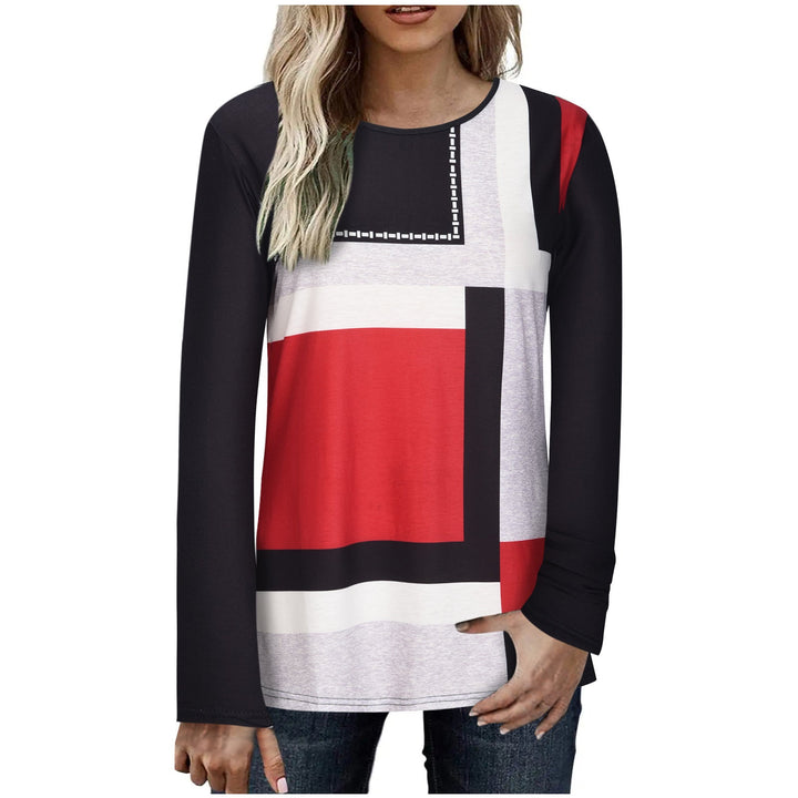Stilla | Elegant Print Fashion Lange Ærme T-shirt