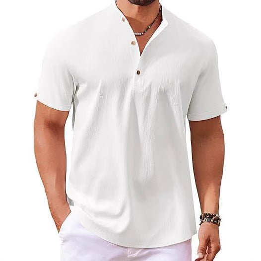 Herrer Kortærmet Knappen skjorte Polo-Shirt Stilla