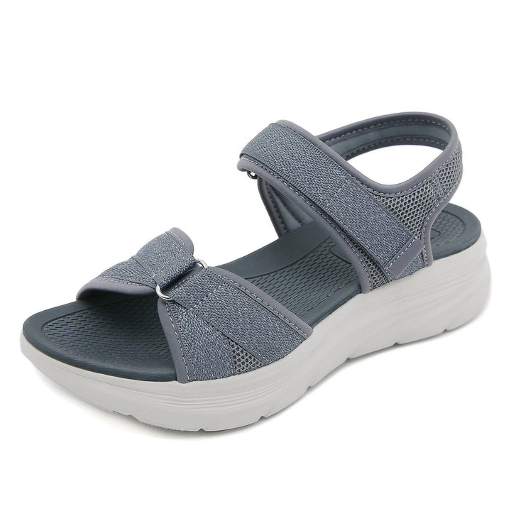 Damer sporty platform sandaler med åndbare remme og dæmpende sål Stilla
