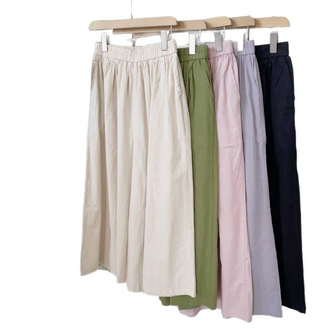 Femme Bred Linned-Culottes Stilla