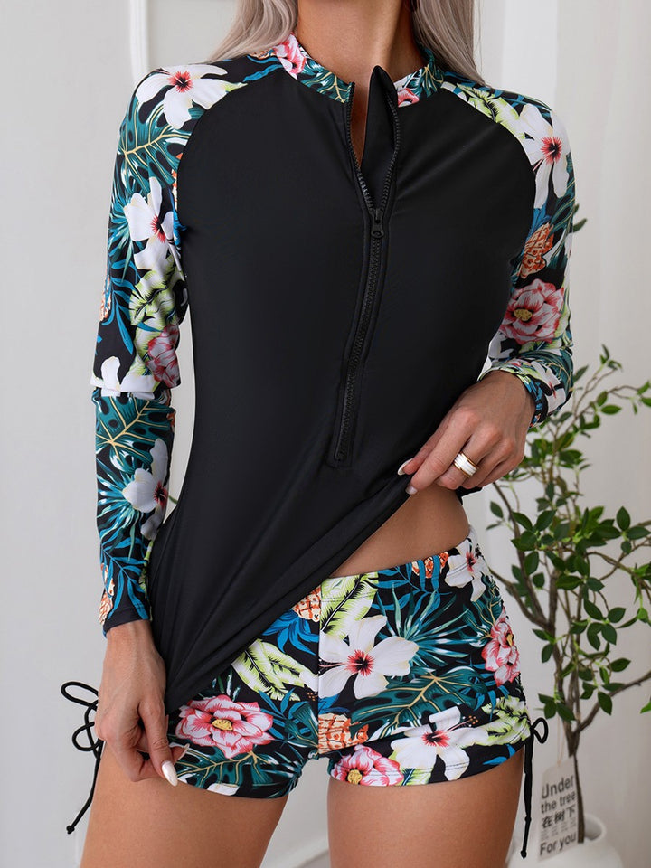 Dame Sporty Rashguard med korte bukser Stilla