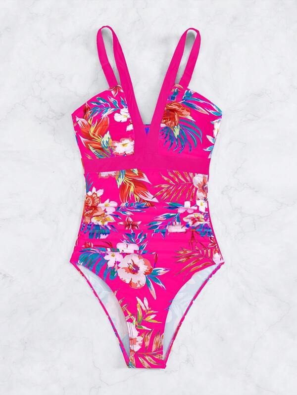 Dame Blomsterdesign Monokini Badetøj Stilla
