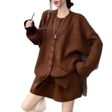 Kvinders hyggelige strik cardigan i oversized stil Stilla