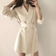 Stilla | LANG BEIGE JAKKE