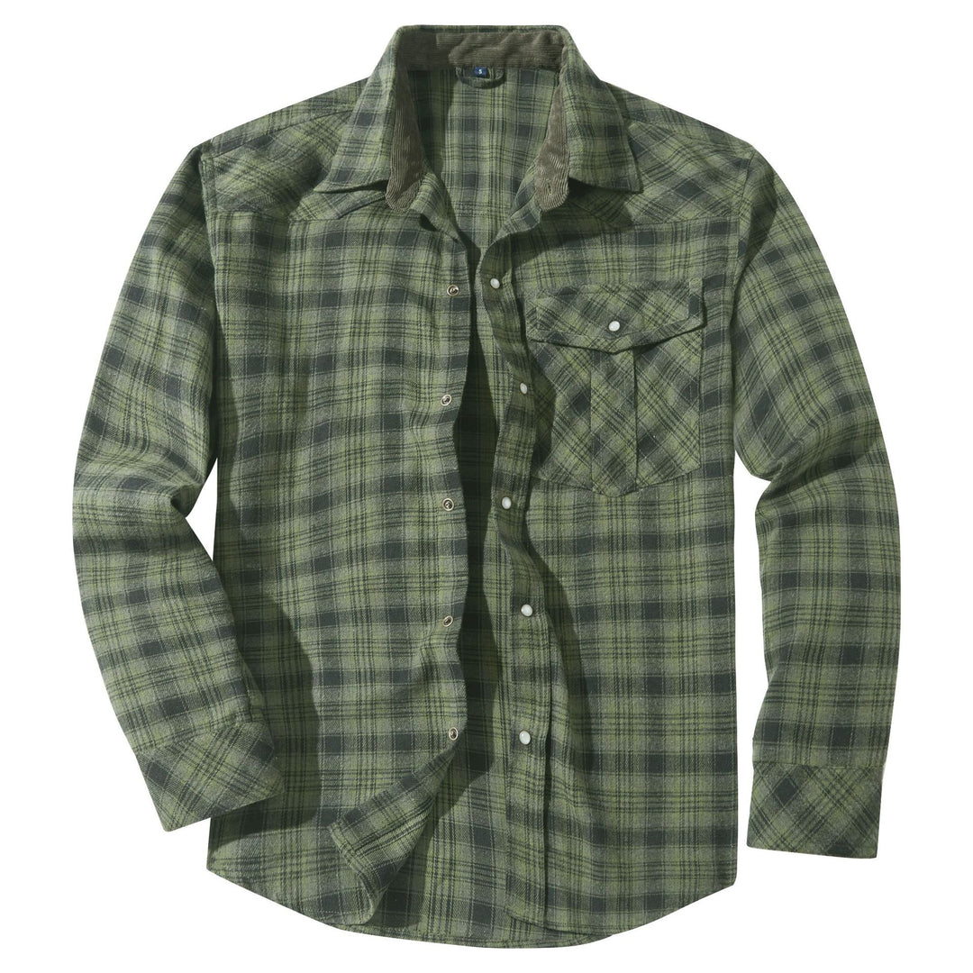 Herrer ternet flannel skjorte Stilla