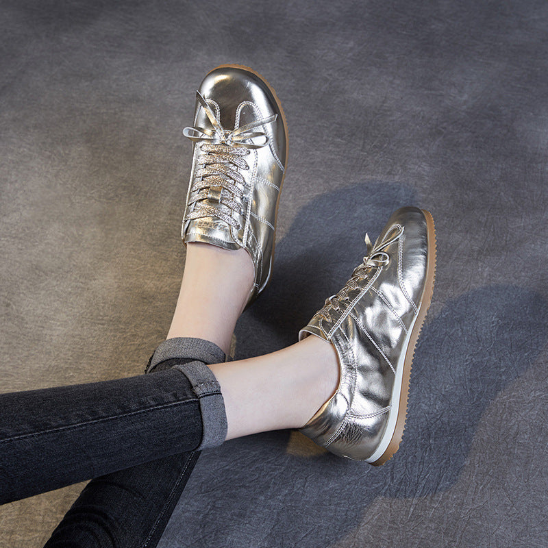 Dame Luxe Metallic Fashion Sneakers Stilla