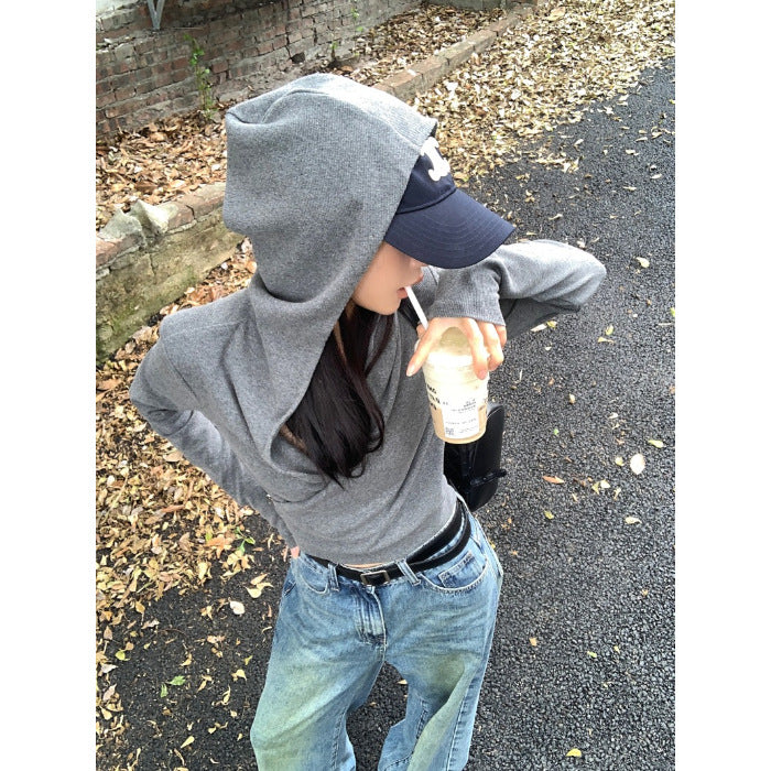 Kvinders casual hoodie med dyb halsudskæring Stilla
