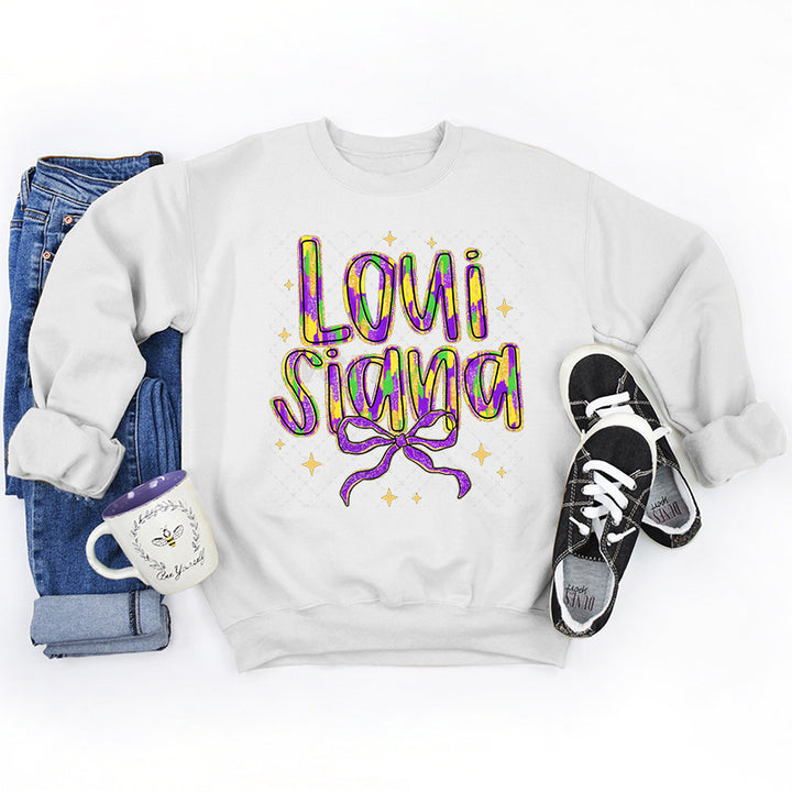 Kvinders sweatshirt med kreativ skrift og blødt inderskud Stilla
