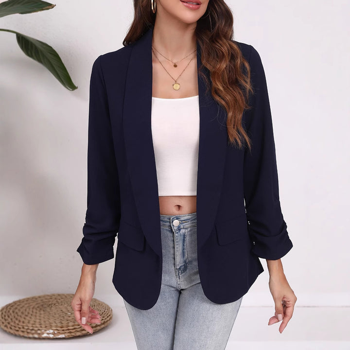 Damer Elegant Blazer med afslappet snit og praktiske lommer Stilla
