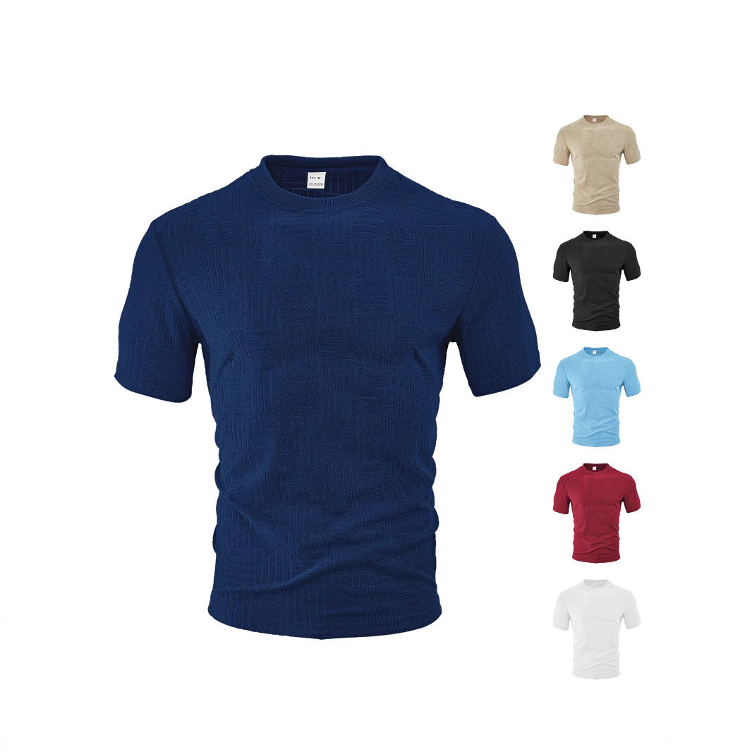 Herren struktureret T-shirt med åndbar teknologi Stilla
