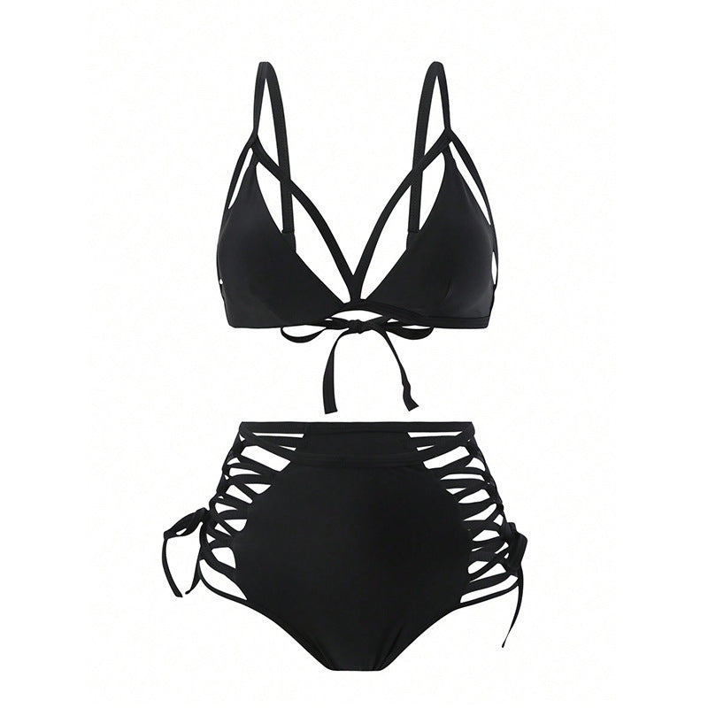 Dame Bikini-sæt med innovativ skæring og trendy cut-out-design Stilla