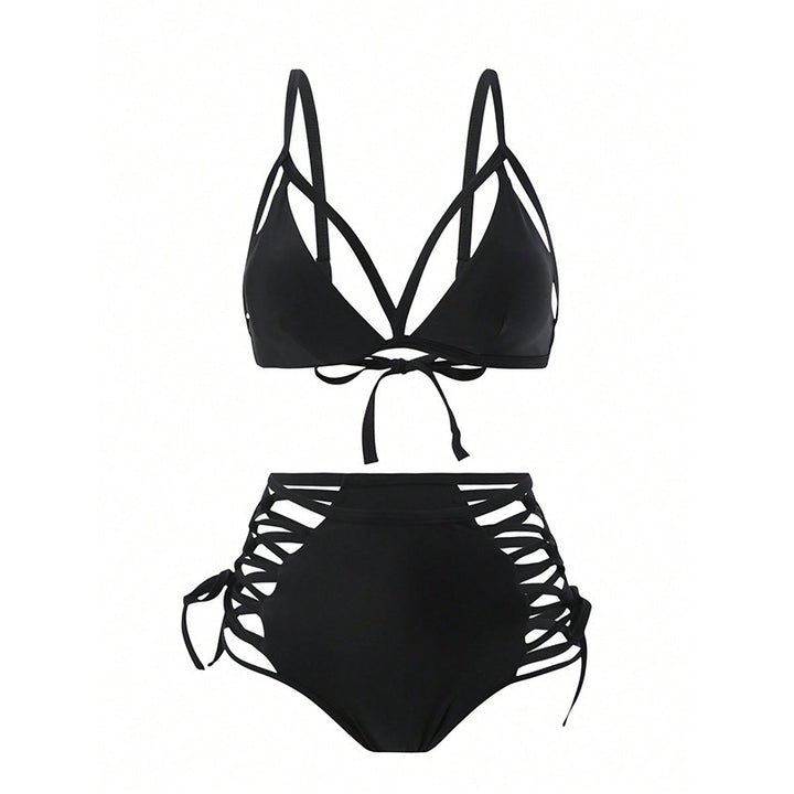 Dame Bikini-sæt med innovativ skæring og trendy cut-out-design Stilla