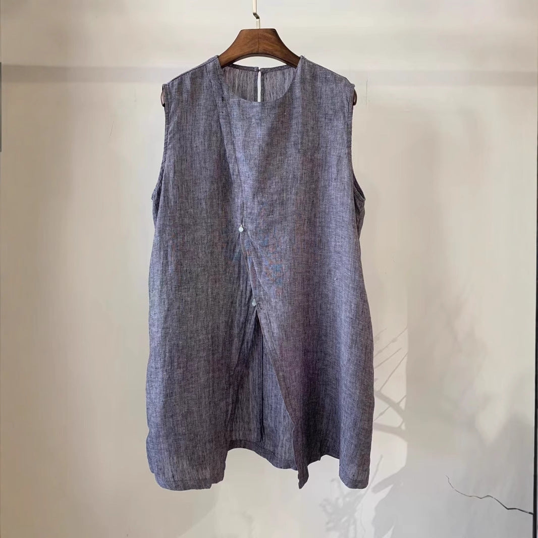 Femme Stilfuldt Oversized Linned Top Stilla