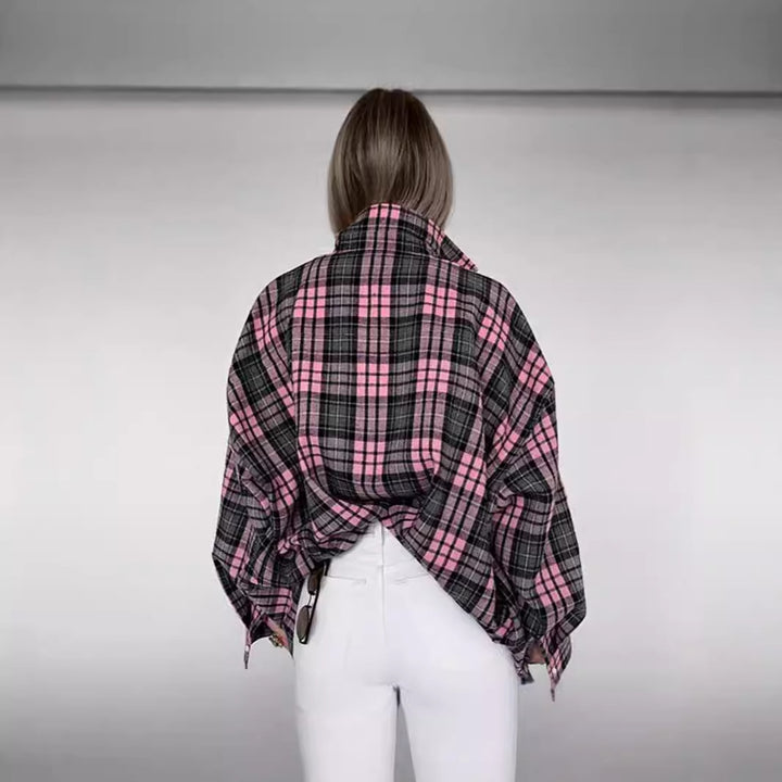 Femme Relaxed Fit Karo Flannel skjorte Stilla