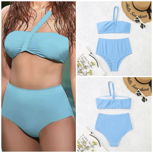 Dame Højtaljet Bralette Bikini Sæt Stilla