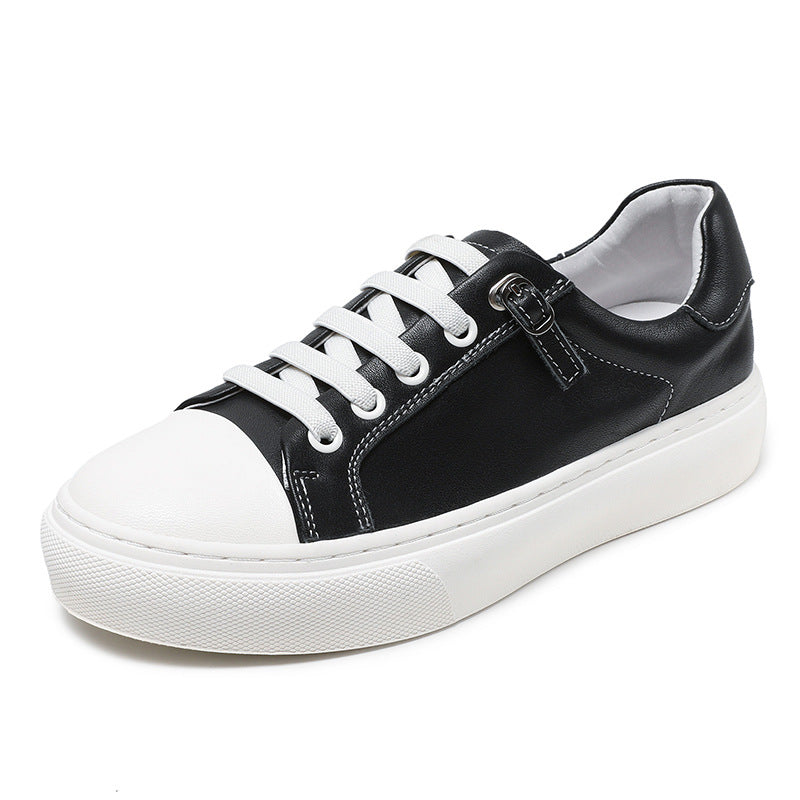 Dame Stilfulde Plateau-Sneakers med smarte detaljer Stilla