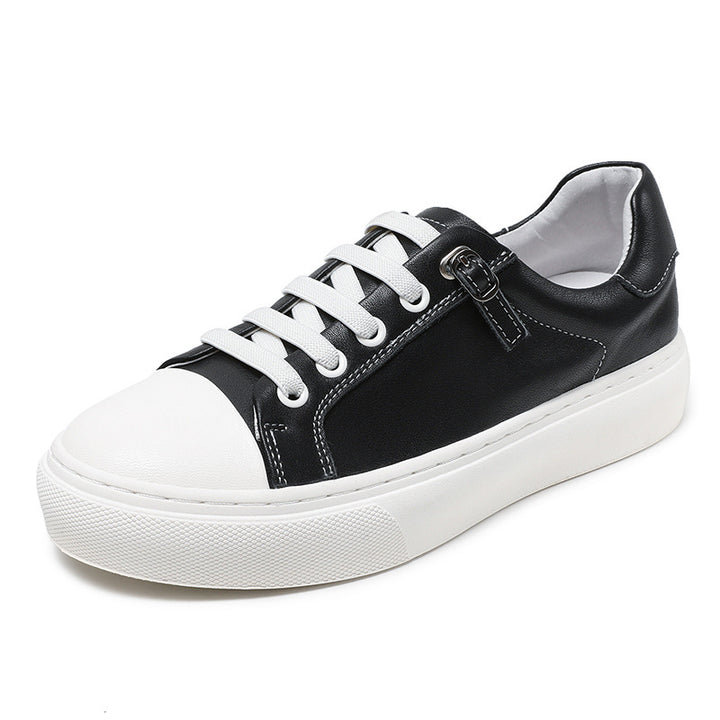Dame Stilfulde Plateau-Sneakers med smarte detaljer Stilla