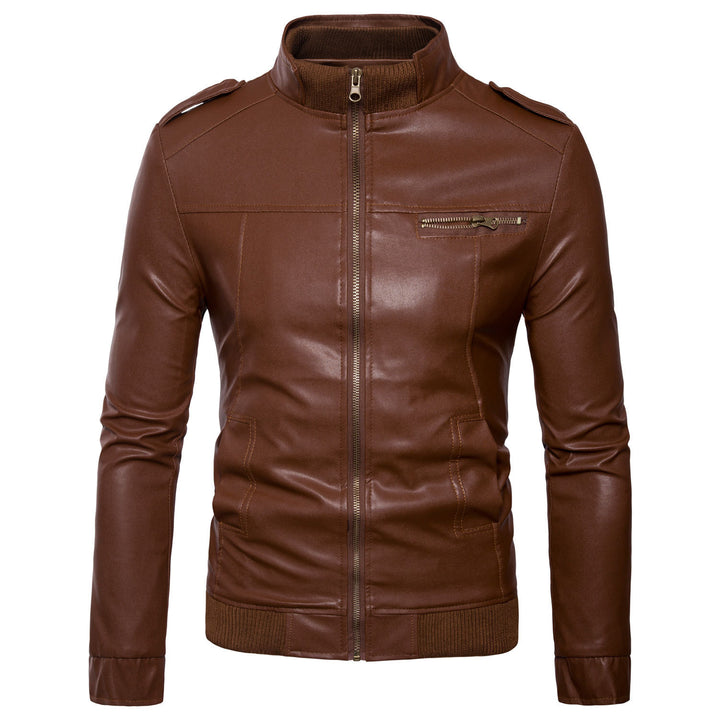 Herrer Premium Biker-stil Læderjakke Stilla