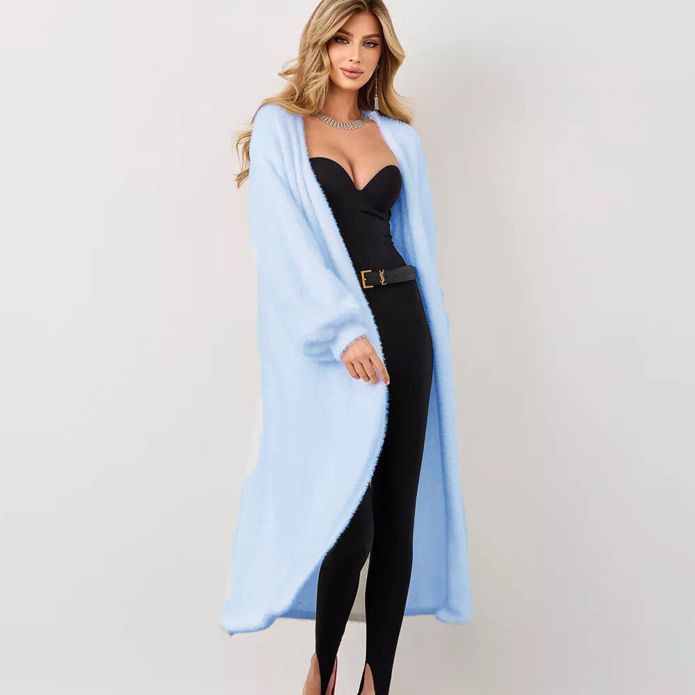 Femme Soft Fuzzy Åben Forside Cardigan Stilla