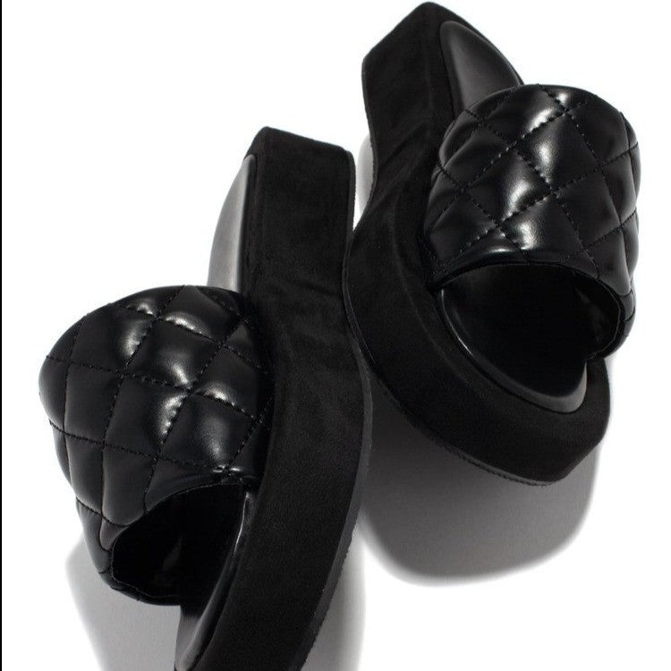 Dame Mode Clogs med flettet overmateriale og skridsikker sål Stilla