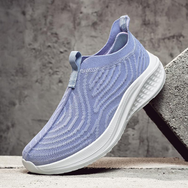Dame Slip-On Komfort Strik Sneakers Stilla
