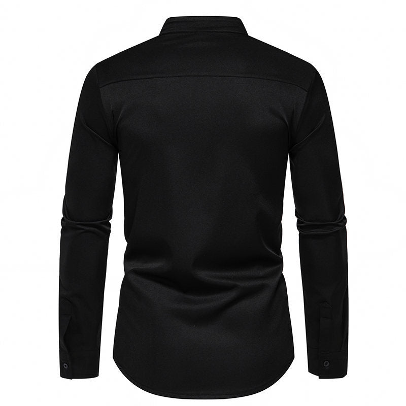 Herre Stilfuld Abstrakt Mønster Button-Up Skjorte Stilla