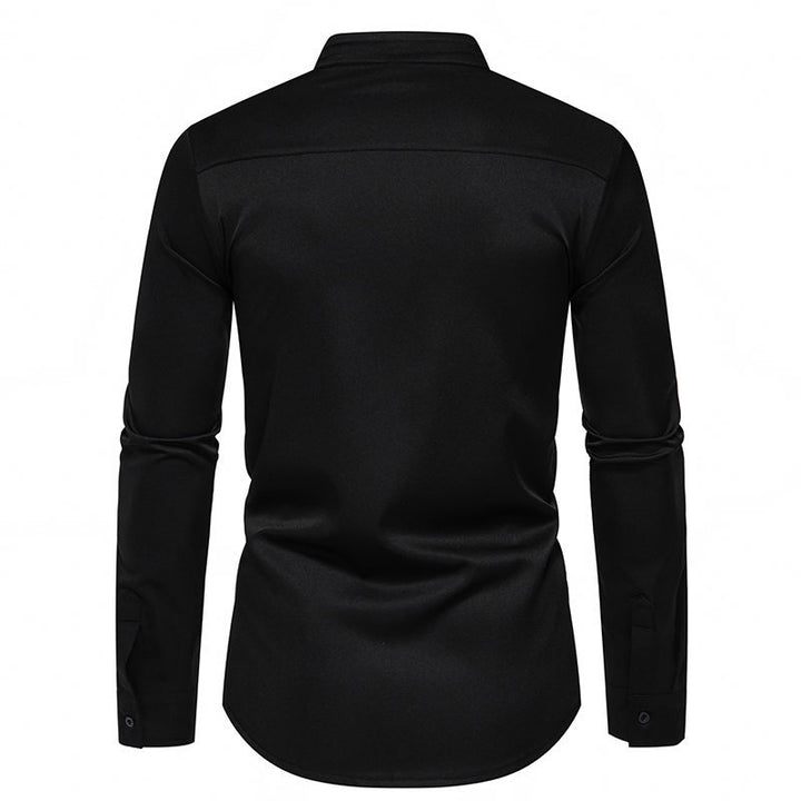 Herre Stilfuld Abstrakt Mønster Button-Up Skjorte Stilla