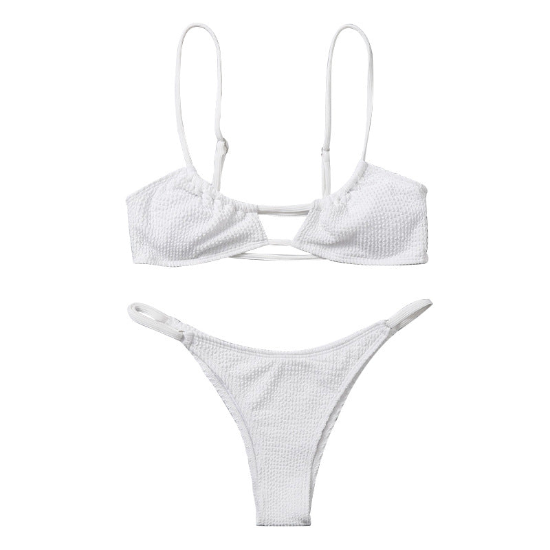 Damer sports-bikini-sæt med raffineret snit Skovae